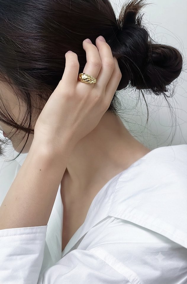 Bortem Bold Ring by Eeiitt for Women - view 3