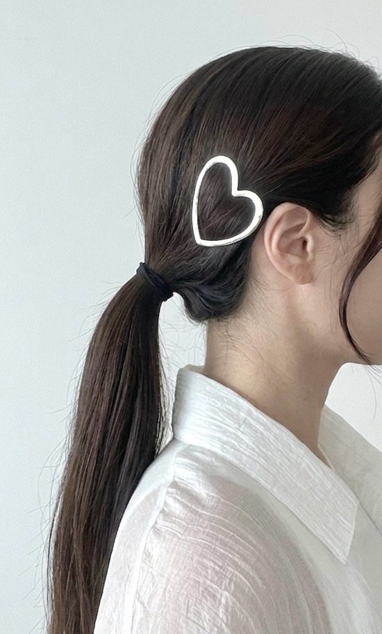 Kurin Big Heart Hairpin by Eeiitt for Women - view 1