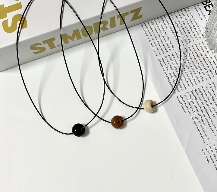 Round Donut Necklace by Eeiitt for Women - view 1