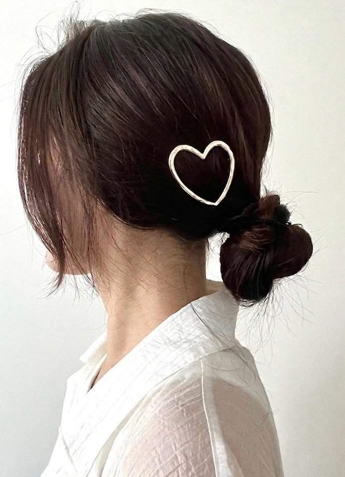 Kurin Big Heart Hairpin by Eeiitt for Women - view 3