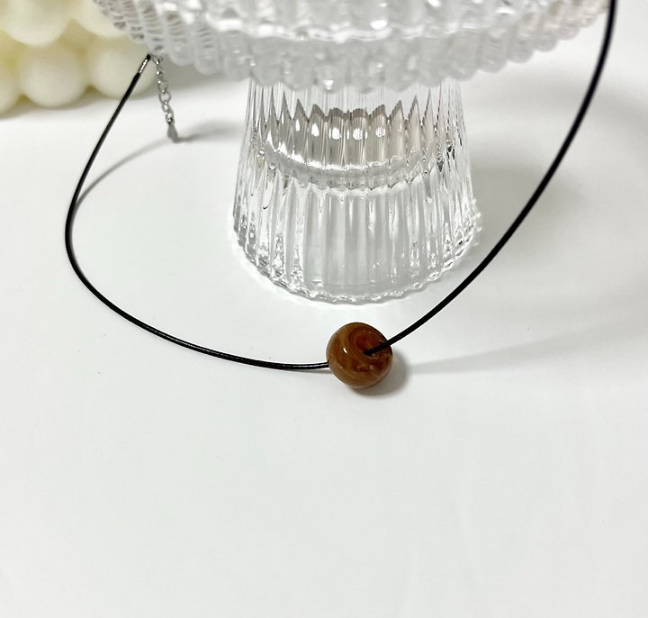 Round Donut Necklace by Eeiitt for Women - view 4