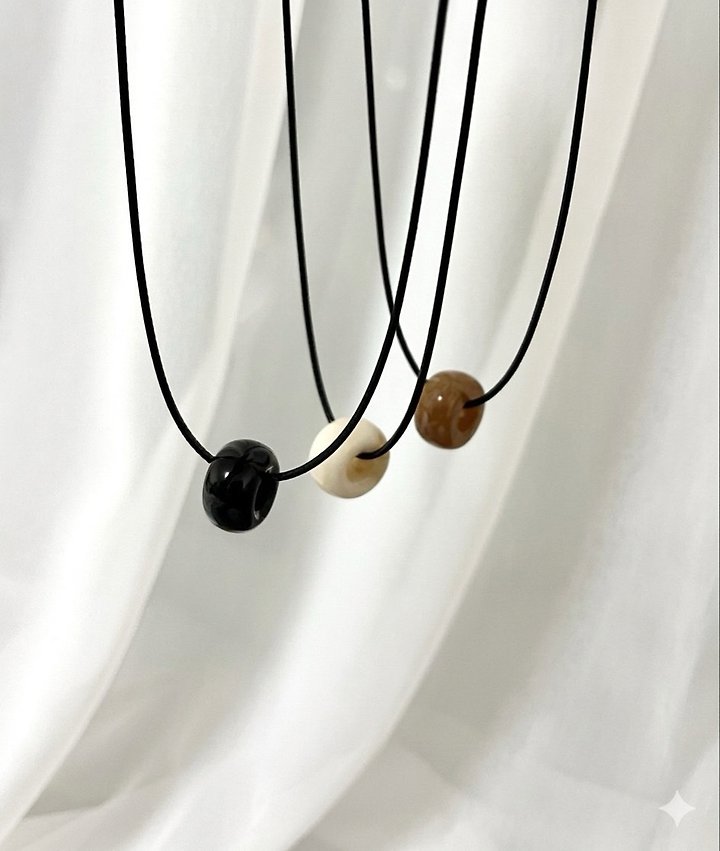 Round Donut Necklace by Eeiitt for Women - view 6