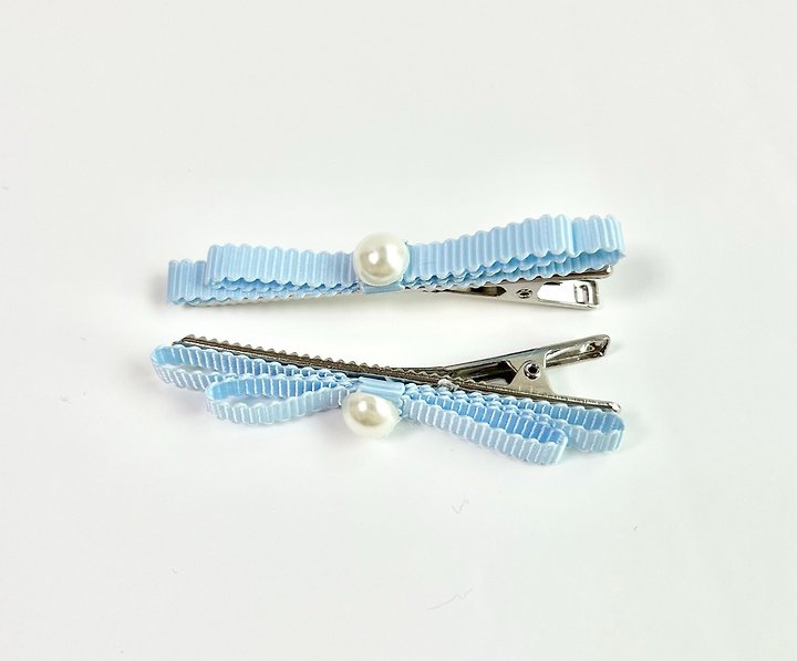 Kayla Pearl Ribbon Pin (2set) by Eeiitt for Women - view 9