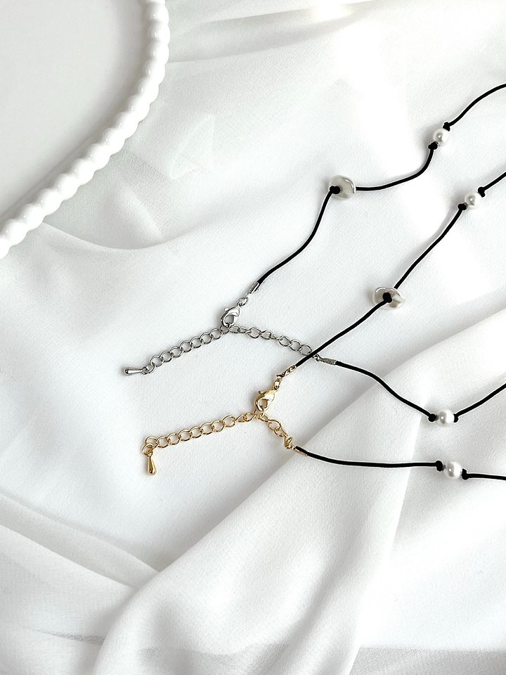 Point Pawbe Pearl Necklace by Eeiitt for Women - view 6