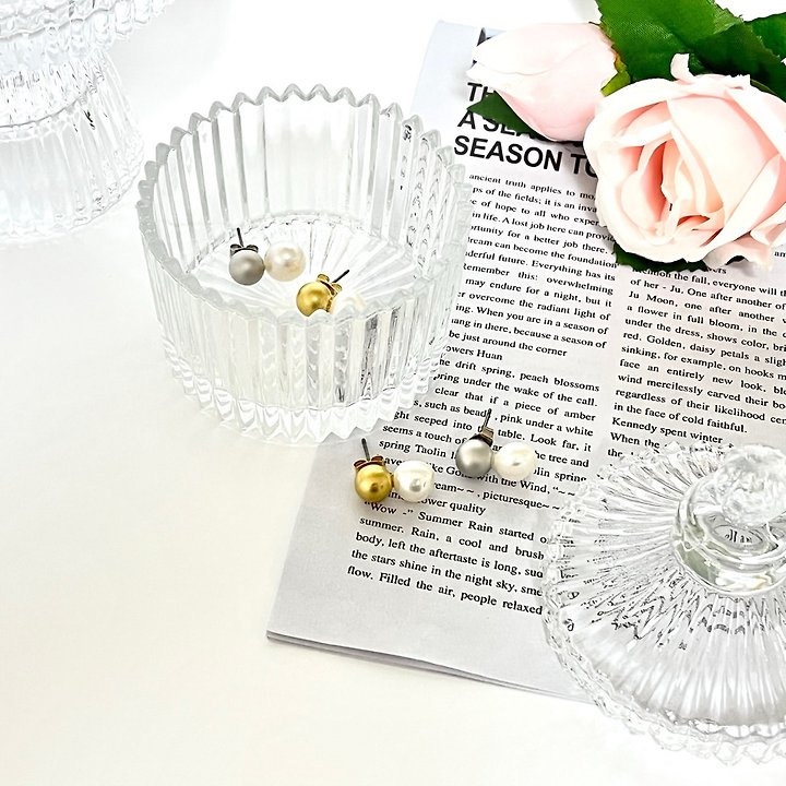 Doublie Pearl Earrings by Eeiitt for Women - view 11