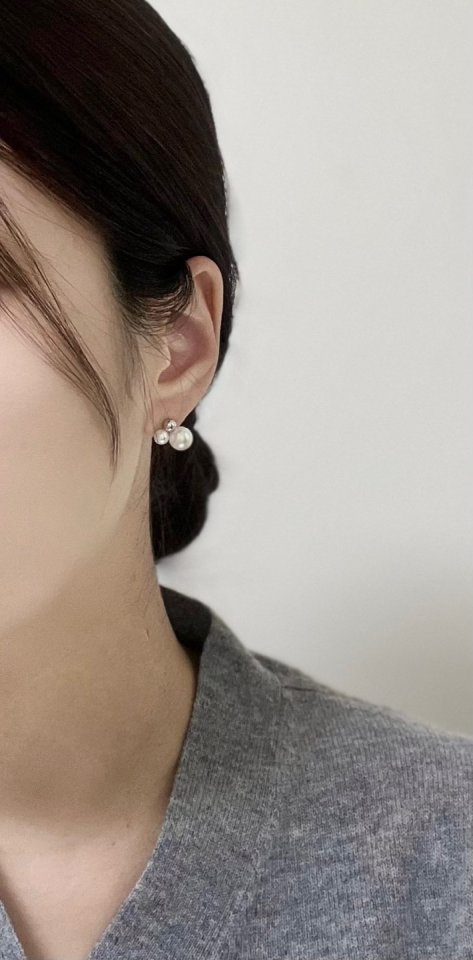Chaumet Triple Pearl Earrings by Eeiitt for Women - view 2