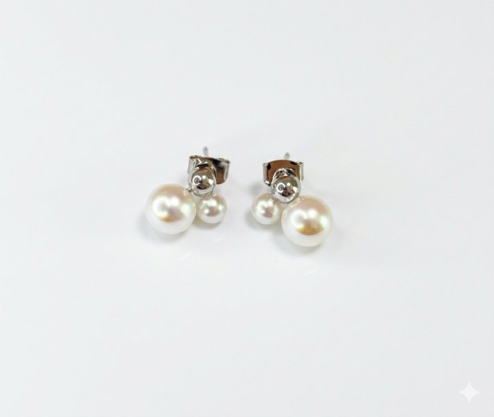 Chaumet Triple Pearl Earrings by Eeiitt for Women - view 4