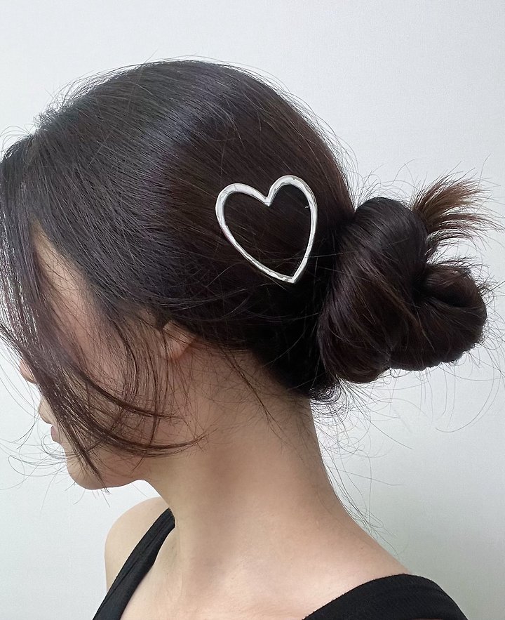 Kurin Big Heart Hairpin by Eeiitt for Women - view 5