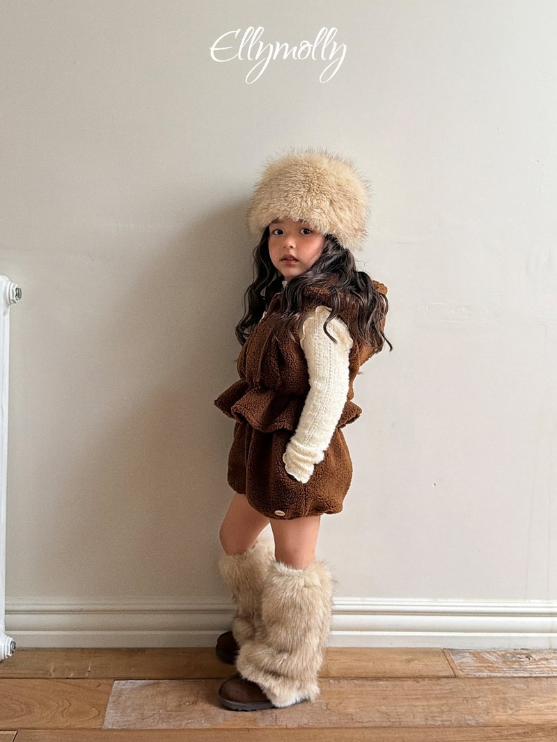 Bear Hooded Vest by Ellymolly for Child - view 12