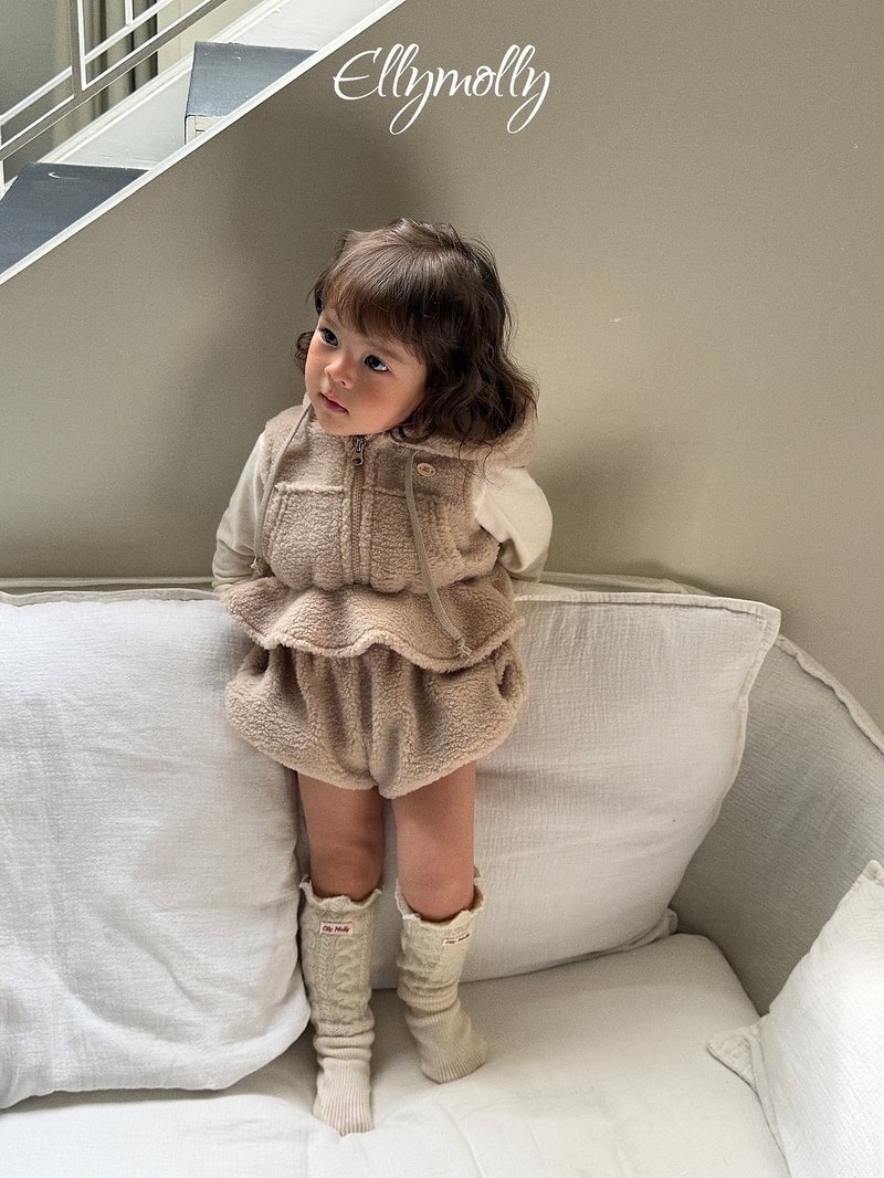 Bear Hooded Vest by Ellymolly for Child - view 4
