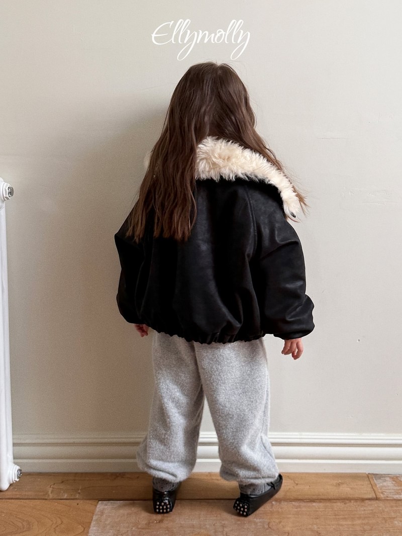 Big Collar Shirring Jacket by Ellymolly for Child - view 7