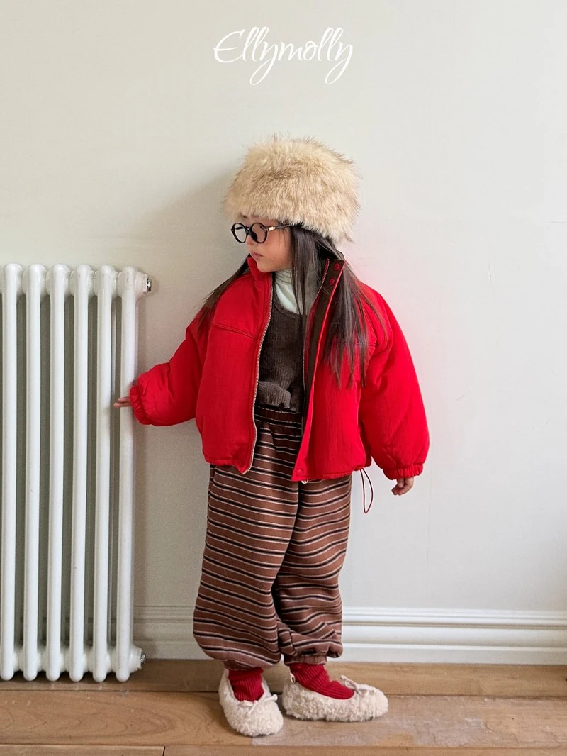 Toto Striped Jogger Pants by Ellymolly for Child - view 4