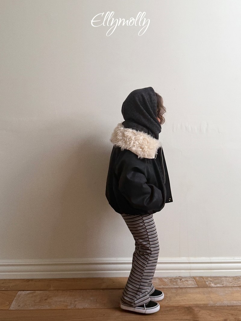 Big Collar Shirring Jacket by Ellymolly for Child - view 9