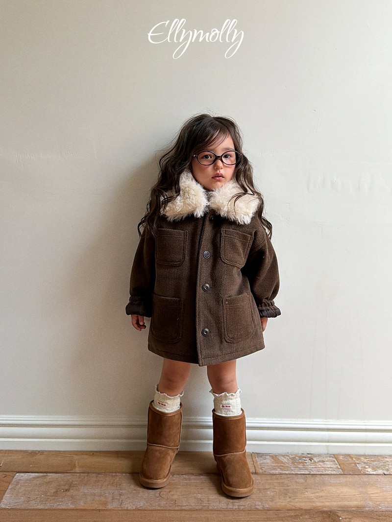 Posel Wool Coat by Ellymolly for Child - view 6