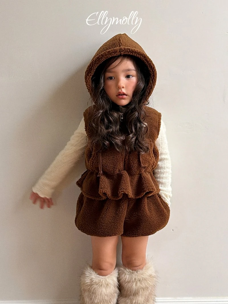 Bear Hooded Vest by Ellymolly for Child - view 6
