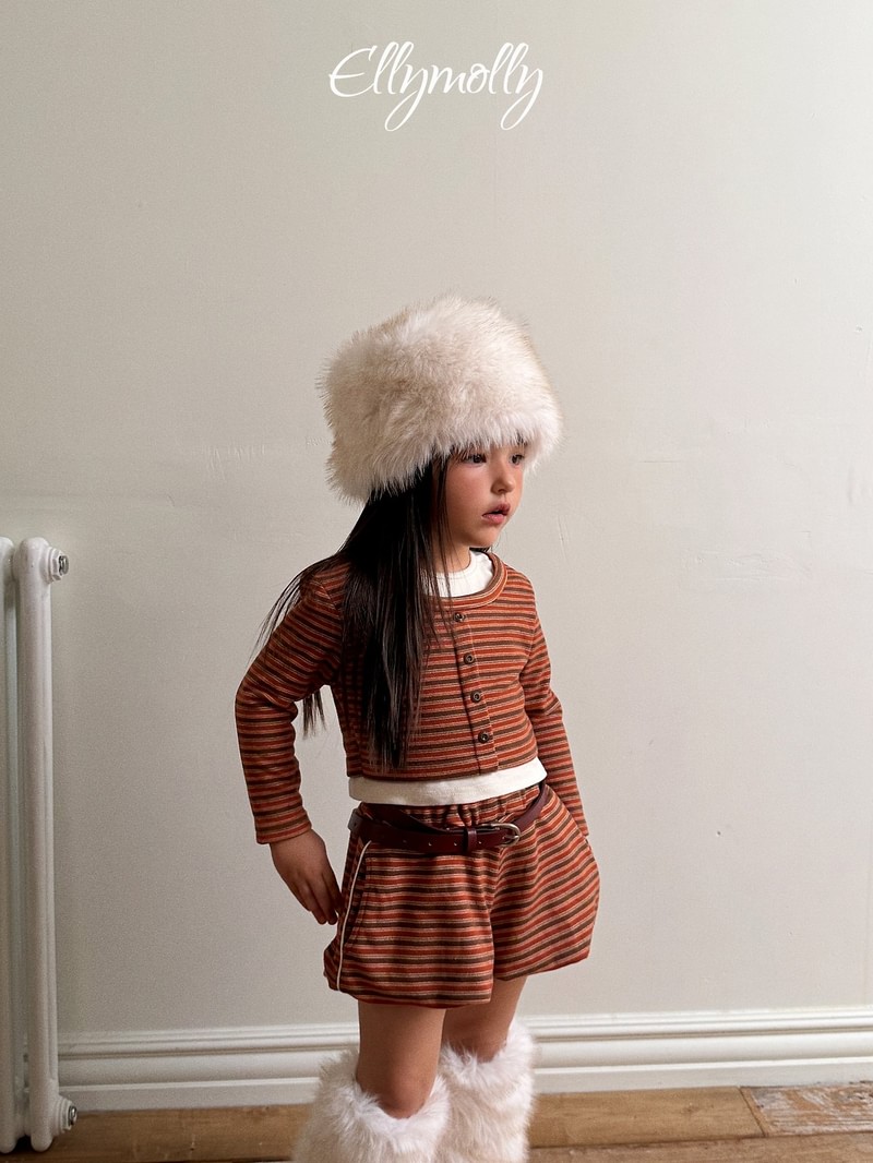 Latte Striped Top by Ellymolly for Child - view 5