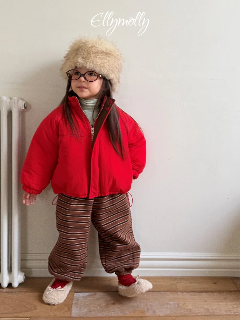 Toto Striped Jogger Pants by Ellymolly for Child - view 5
