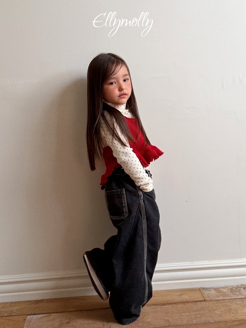 Wool Ribbed Halter Sleeveless by Ellymolly for Child - view 11