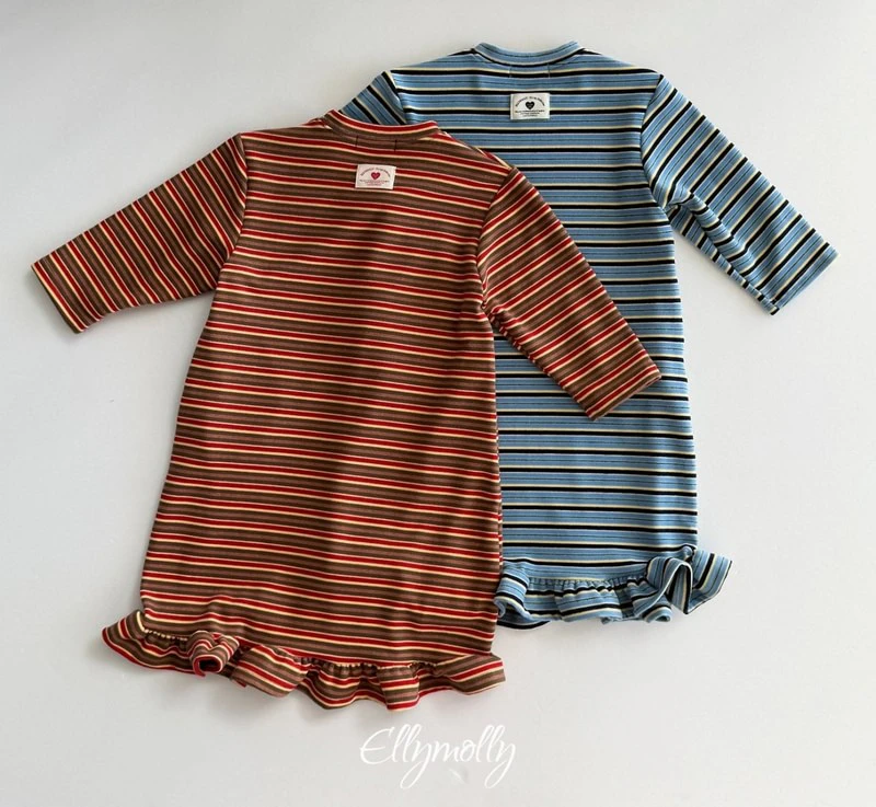 Fleece Frill Long Dress by Ellymolly for Child - view 1