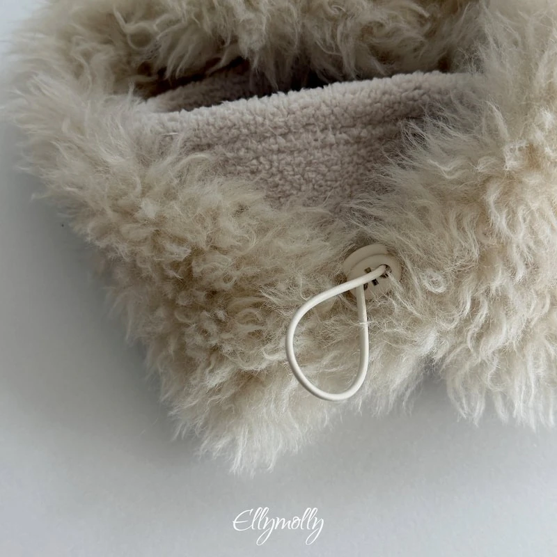 Fluffy Hooded Warmer by Ellymolly for Child - view 10
