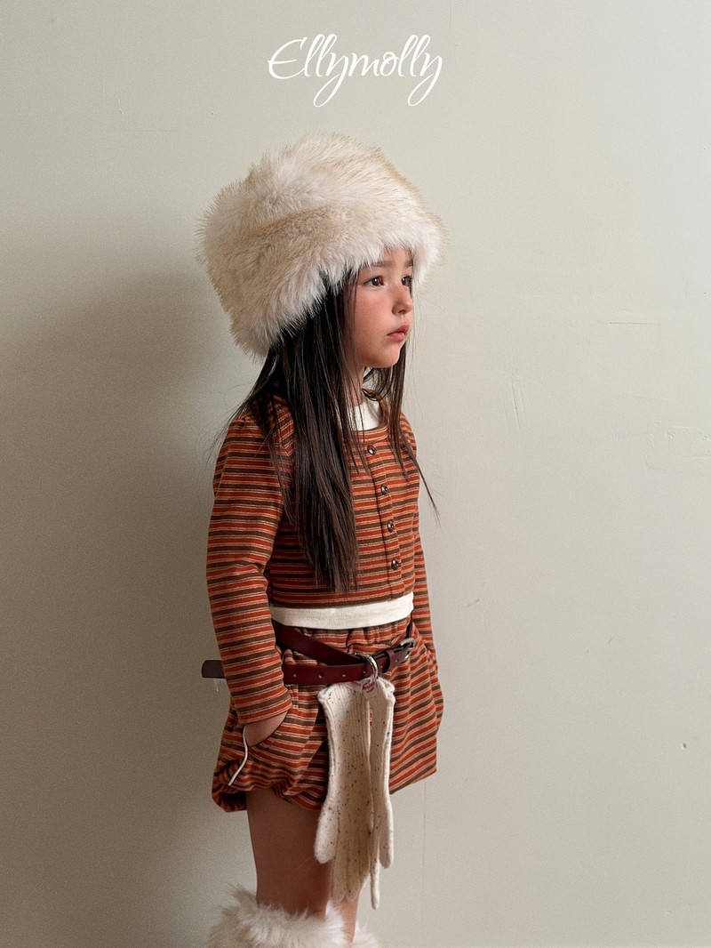 Latte Striped Top by Ellymolly for Child - view 7