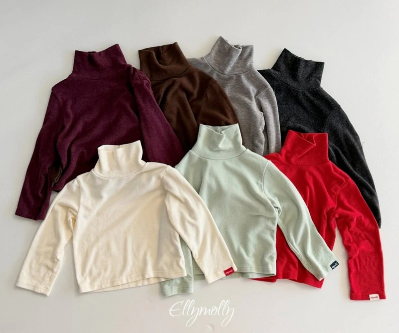 Snow Warmer Mock Neck Tee by Ellymolly for Child - view 1