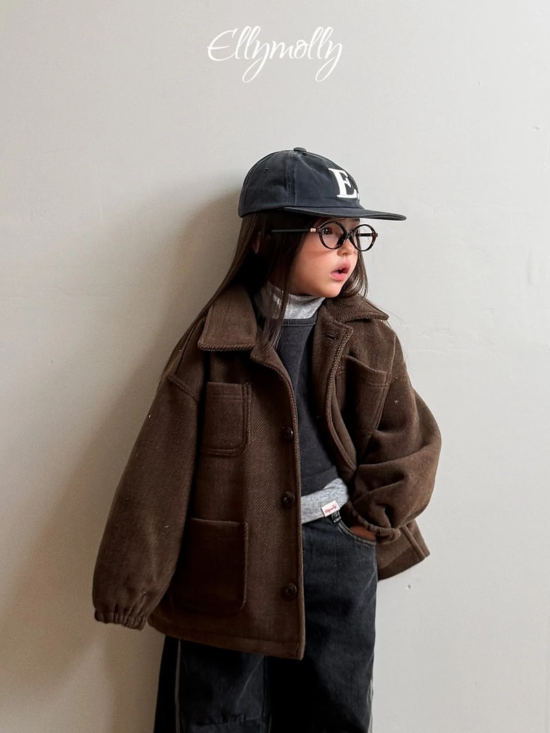 Posel Wool Coat by Ellymolly for Child - view 9