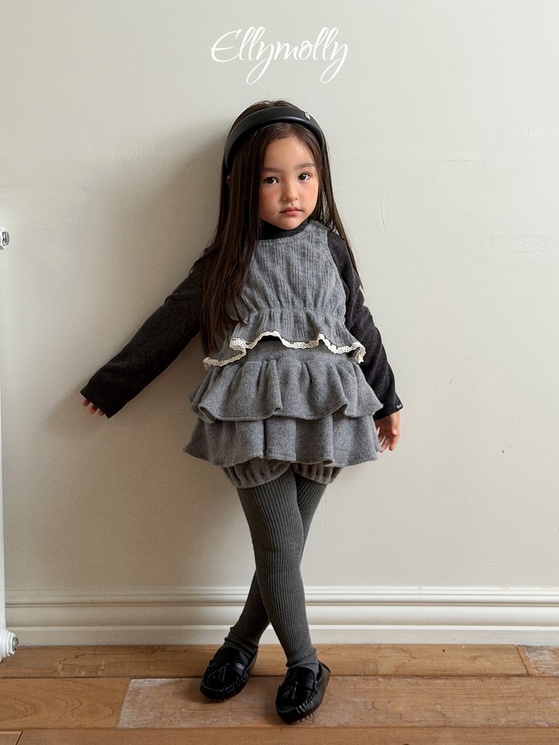 Mongle Frill Cancan Skirt by Ellymolly for Child - view 4
