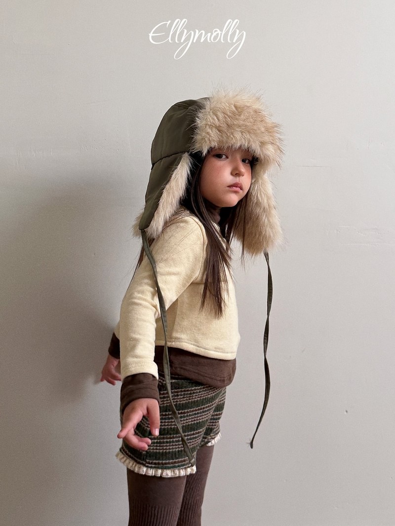 Eskimo Fur Earmuff Padded Jacket by Ellymolly for Child - view 11