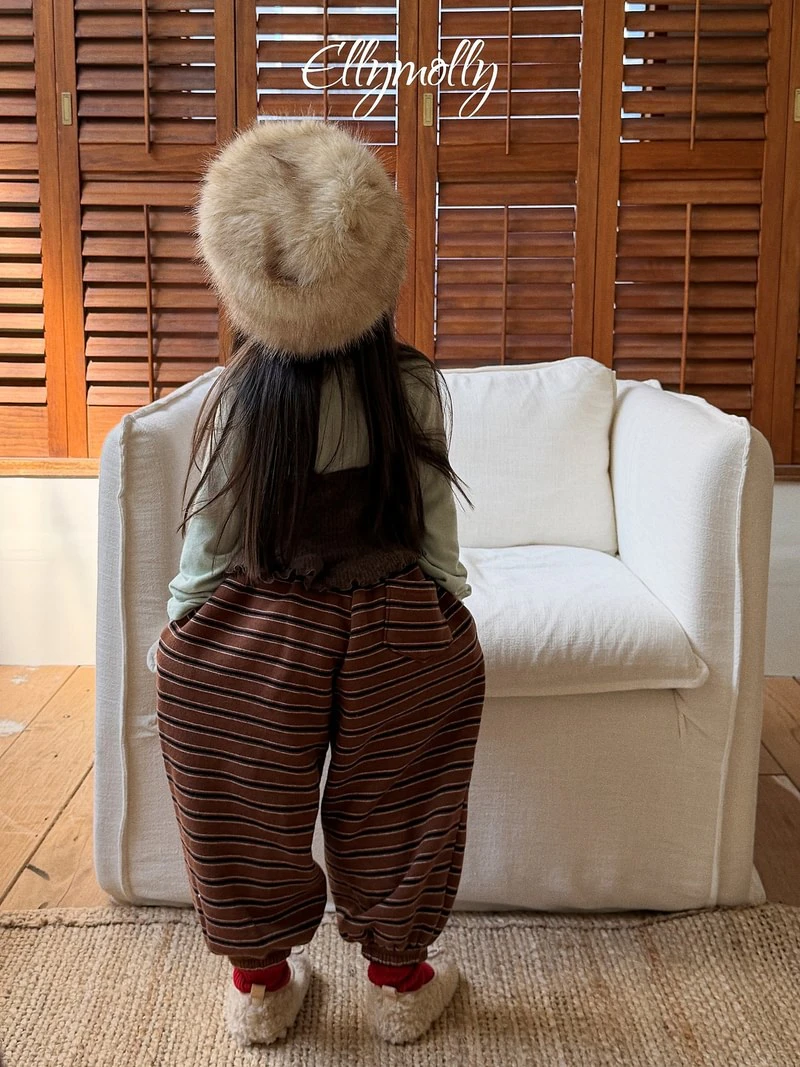 Toto Striped Jogger Pants by Ellymolly for Child - view 9