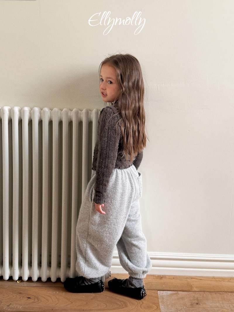 Snowflake Ribbed Jogger Pants by Ellymolly for Child - view 7