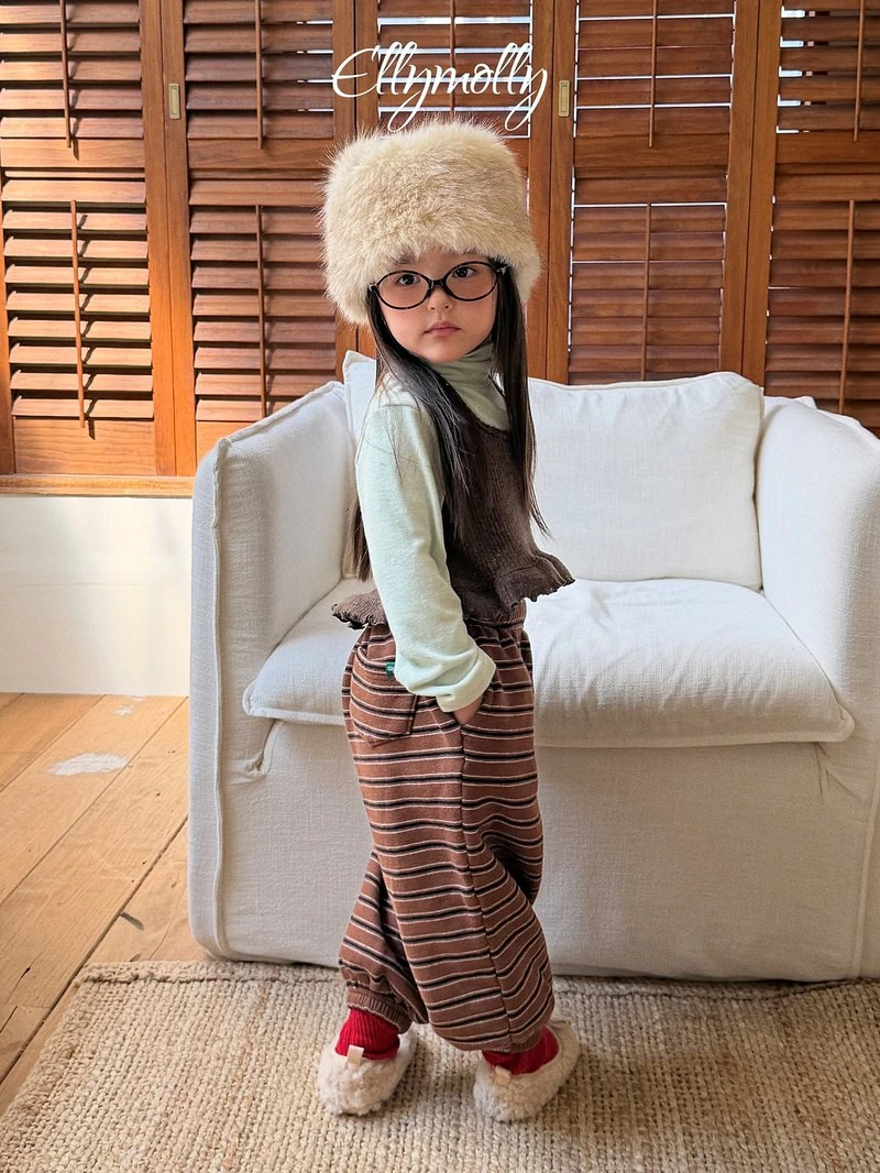 Toto Striped Jogger Pants by Ellymolly for Child - view 10