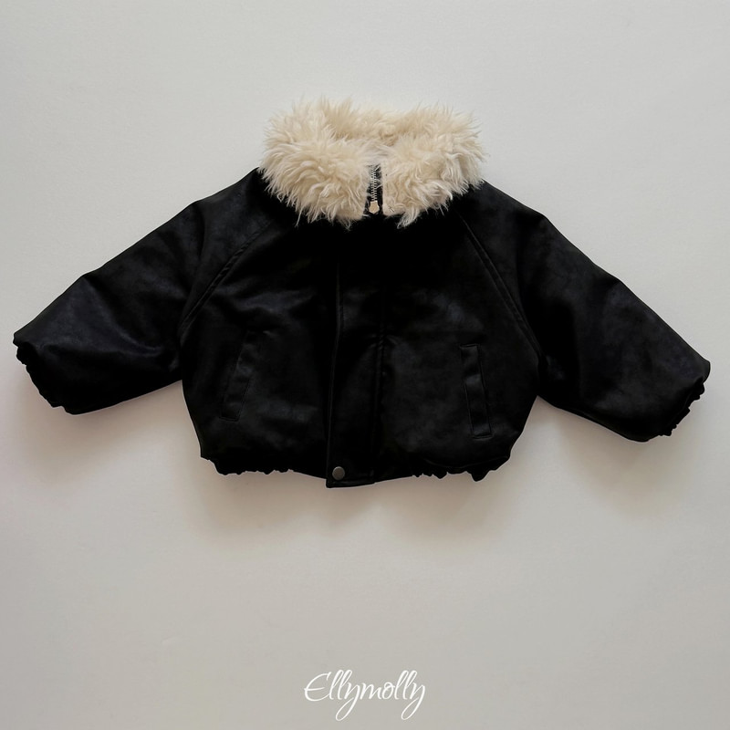 Big Collar Shirring Jacket by Ellymolly for Child - view 1