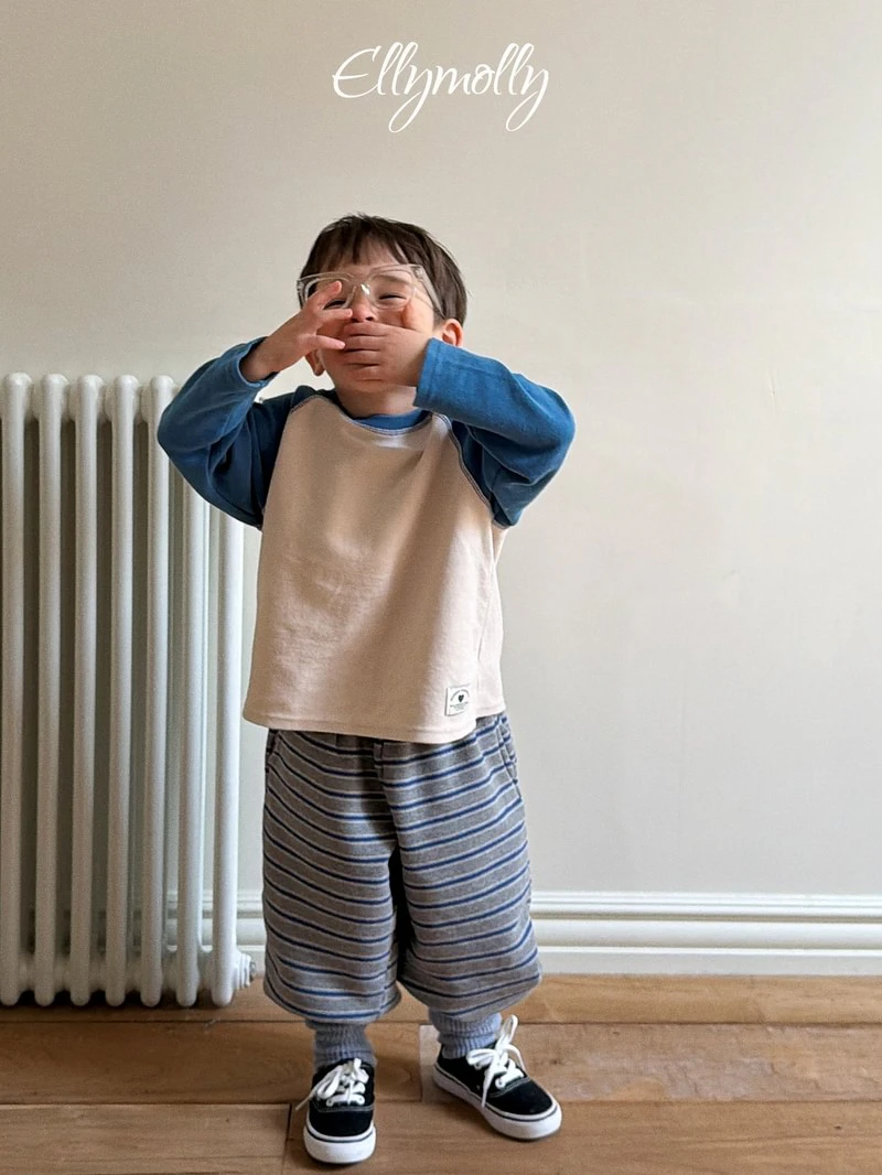Toto Striped Jogger Pants by Ellymolly for Child - view 12