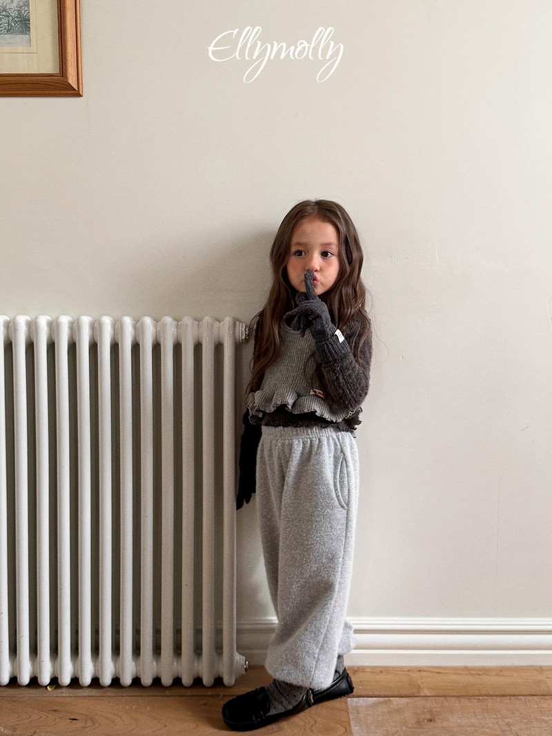 Wool Ribbed Halter Sleeveless by Ellymolly for Child - view 4
