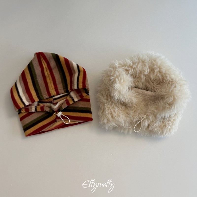 Fluffy Hooded Warmer by Ellymolly for Child - view 1