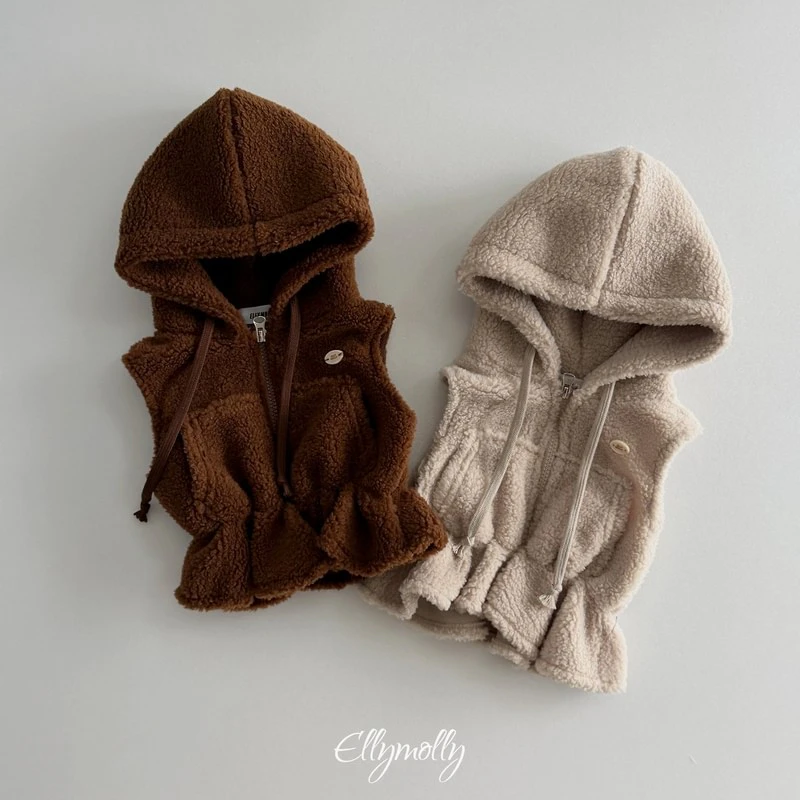 Bear Hooded Vest by Ellymolly for Child - view 1
