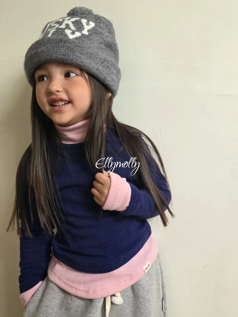 Brush Color Block Mock Neck Tee by Ellymolly for Child - view 4