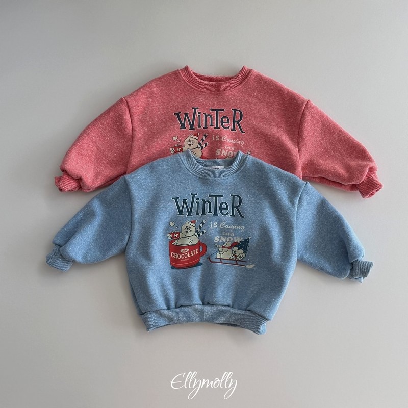 Winter Snow Sweatshirt by Ellymolly for Child - view 1