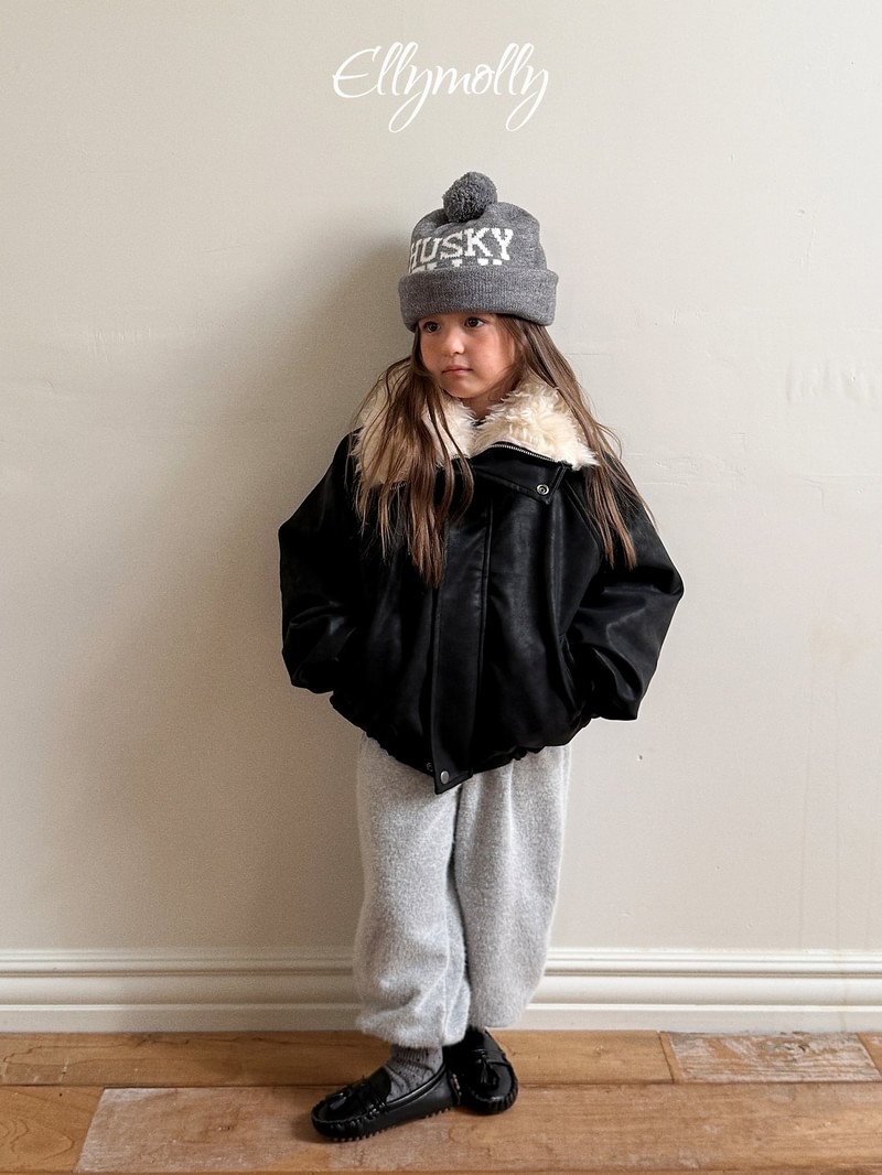 Big Collar Shirring Jacket by Ellymolly for Child - view 5