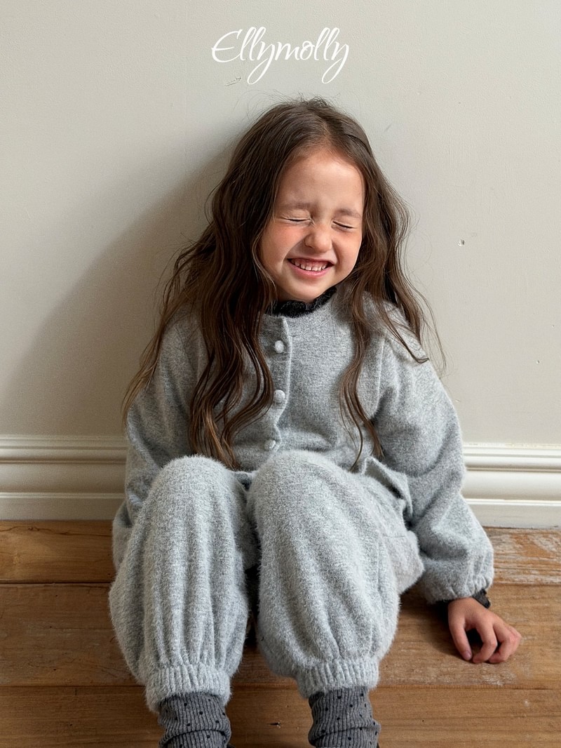 Snowflake Ribbed Jogger Pants by Ellymolly for Child - view 12