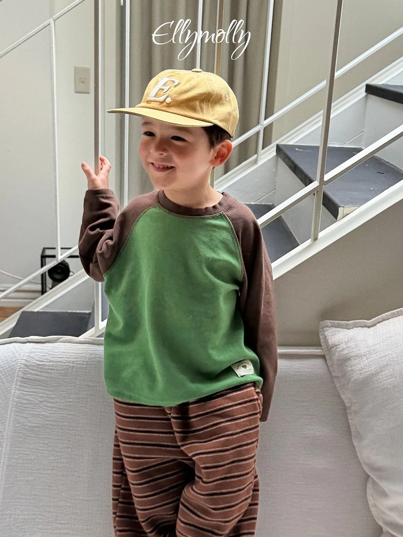 Leon Color Block Raglan Tee by Ellymolly for Child - view 4