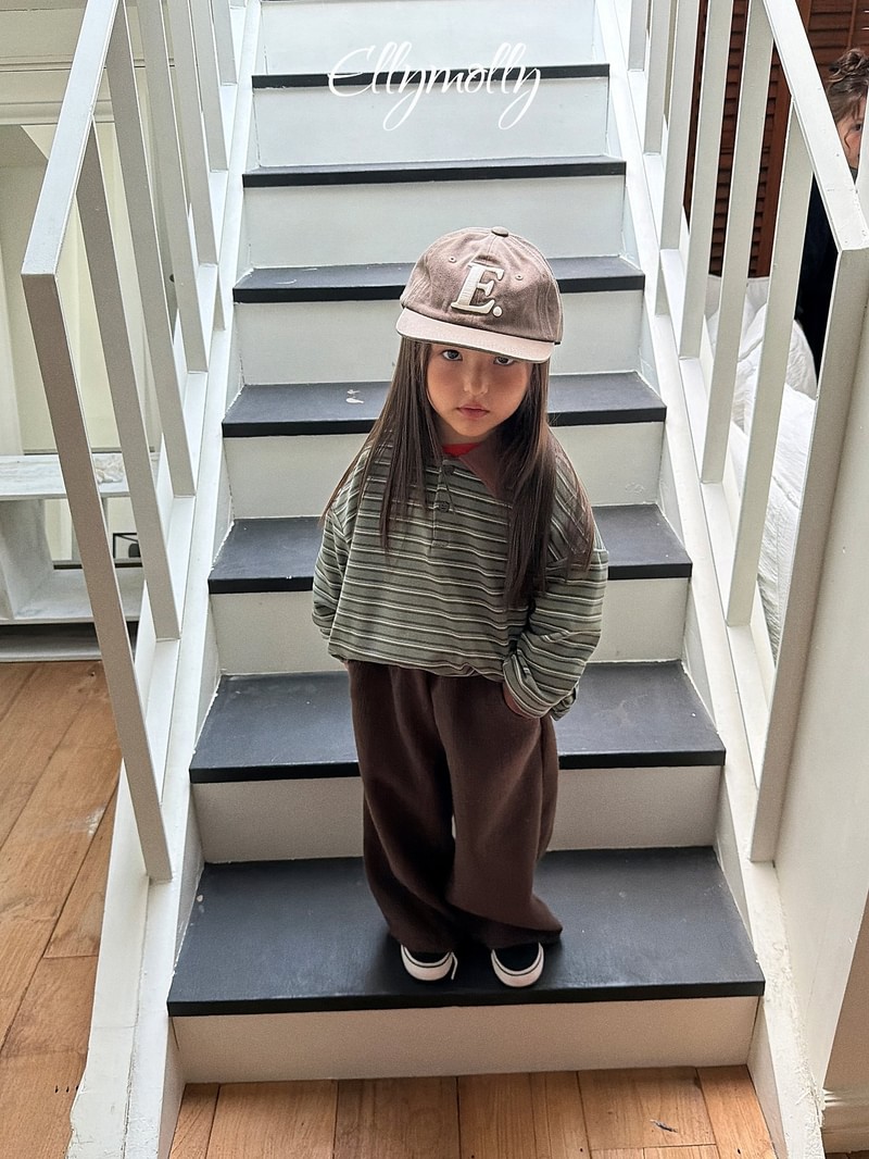 Click Peach Collar Tee by Ellymolly for Child - view 8