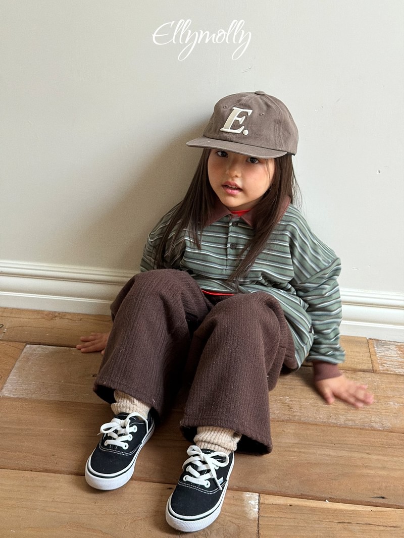 Click Peach Collar Tee by Ellymolly for Child - view 6