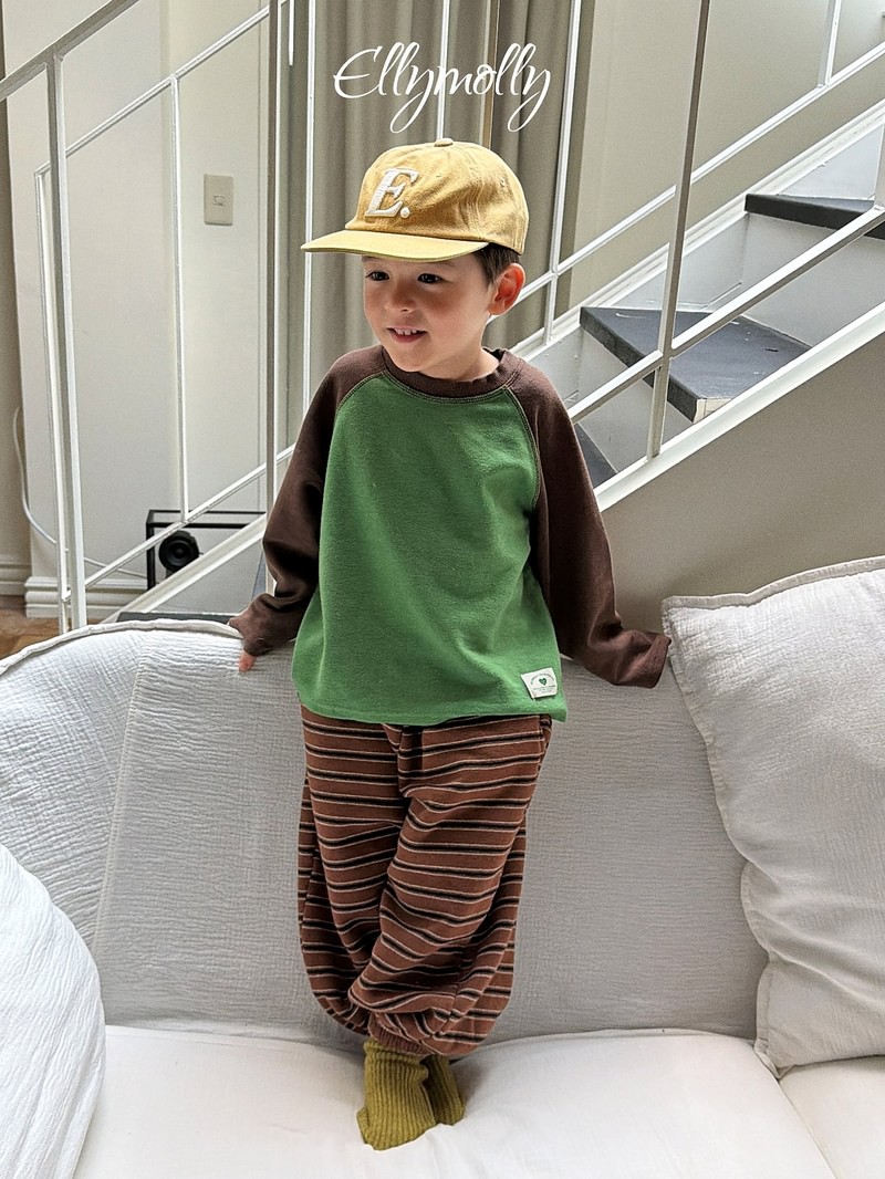Leon Color Block Raglan Tee by Ellymolly for Child - view 5