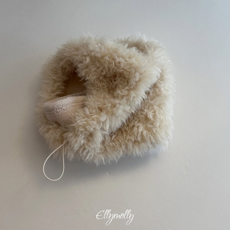 Fluffy Hooded Warmer by Ellymolly for Child - view 5