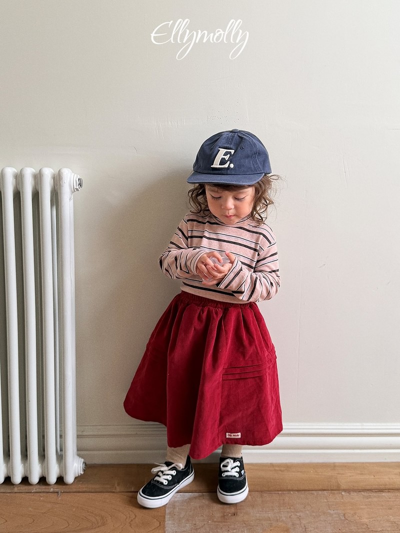 Snow Warmer Mock Neck Tee (Striped) by Ellymolly for Child - view 8