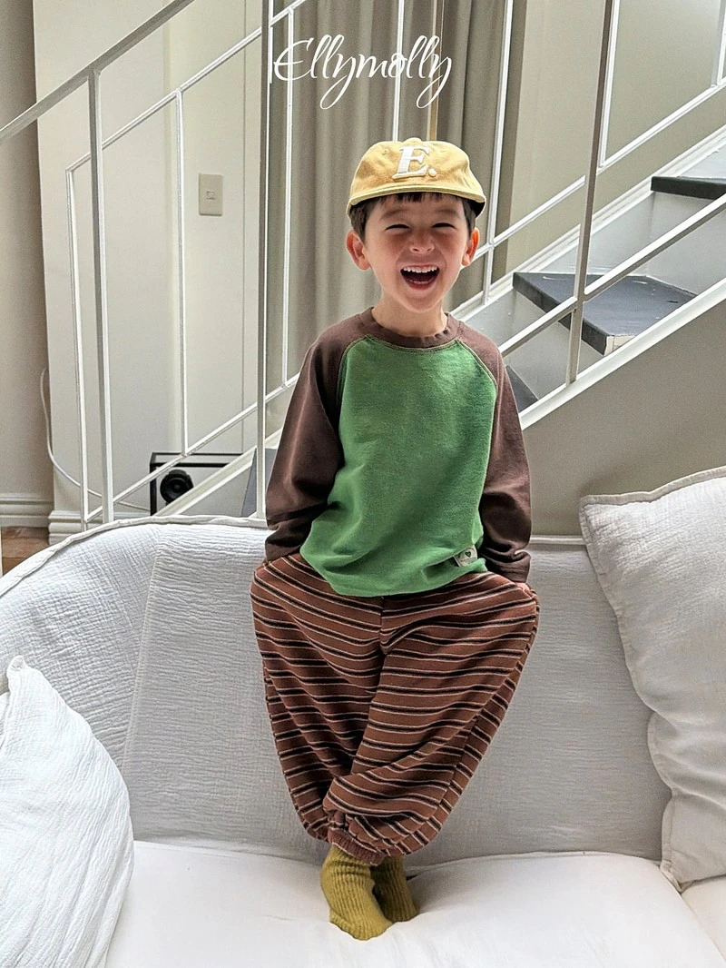 Leon Color Block Raglan Tee by Ellymolly for Child - view 6