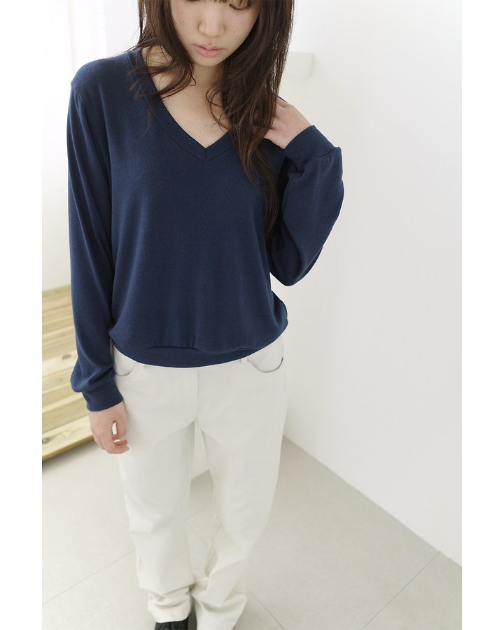 Smi V-Neck Sweatshirt by Enten for Women - view 3