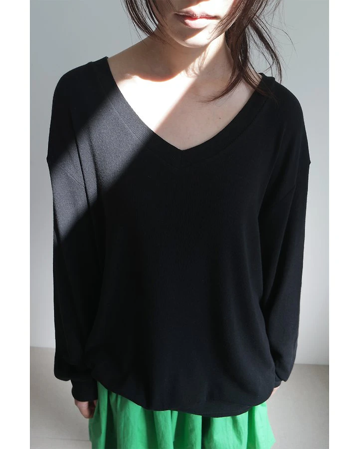 Emma V-Neck Sweatshirt by Enten for Women - view 10